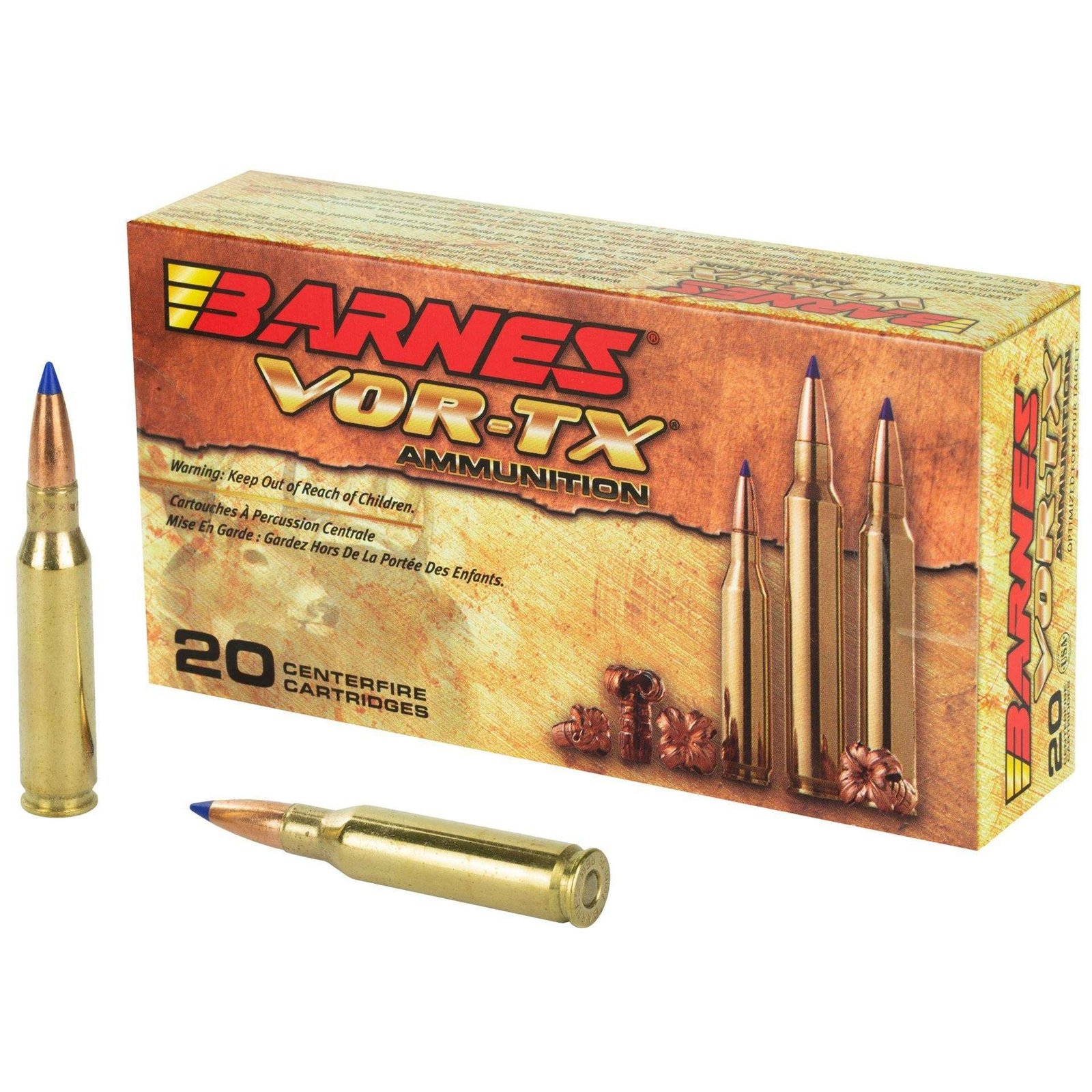 Barnes Vor-TX Rifle TTSX BT 7mm-08 Remington 20rd pack