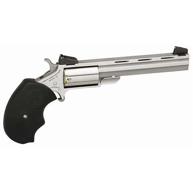 Mini Master Target Single Action 22 Magnum 4″ Barrel Adjustable Sight Rubber Grips 5rd CA