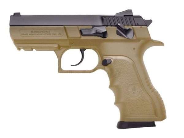 IWI JERICHO 941 ENHANCED Mid-Size Polymer Frame Pistol 9mm Luger 3.8″ Barrel (2x)16RD Mag Flat Dark Earth