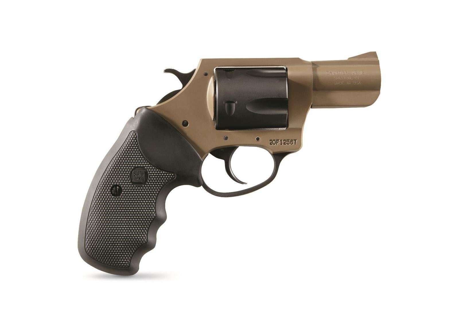 Charter Arms – MAG PUG .357 Mag. 2.2″ 5rd Full Grip Desert Storm/Black Passivate