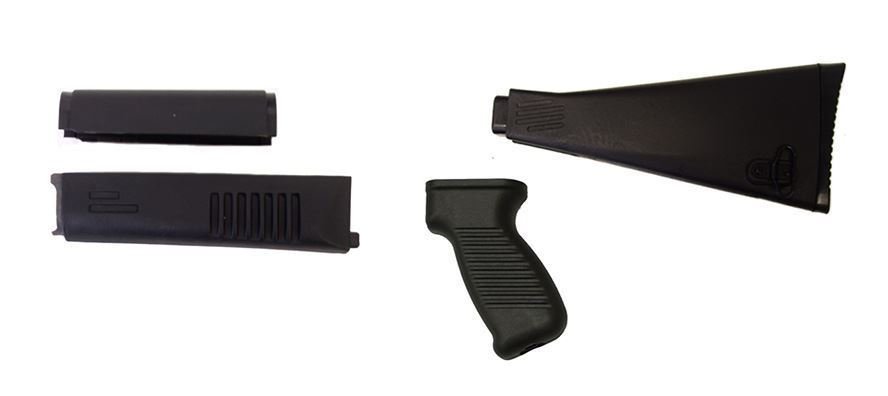 Arsenal NATO Length Black Polymer Stock Set for Milled Receivers