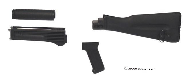 Arsenal Black NATO Length Furniture Set for Stamped Receivers