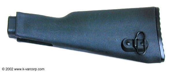 Arsenal Black Polymer Warsaw Pact Length Buttstock for Milled Receivers