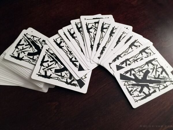 Kalashnikov AK Rifle Playing Cards