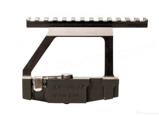 Arsenal AK Pistol Scope Mount with Picatinny Rail