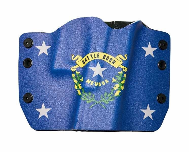 Bullseye Holster OWB RH GLOCK – Nevada Flag