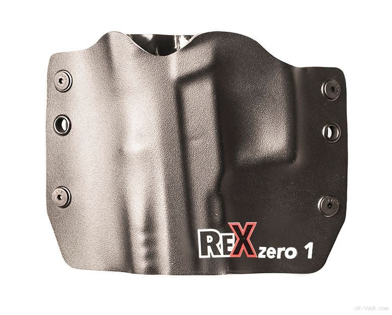Rex Zero1S Holster (OWB Black Logo Kydex Left Hand)