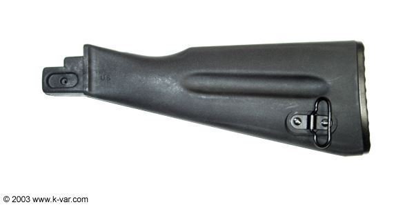 Black Polymer – US made Buttstock for Stamped receiver trap door (for cleaning kit) AK-74/AKM rifl