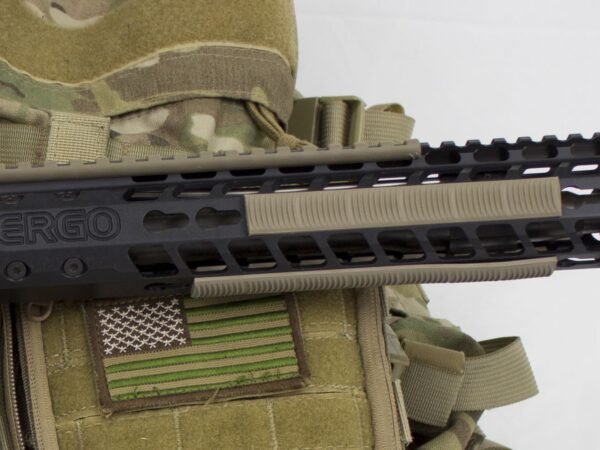 Ergo Grip 4 Pack of Black 7-Slot KeyMod WedgeLok Rail Covers