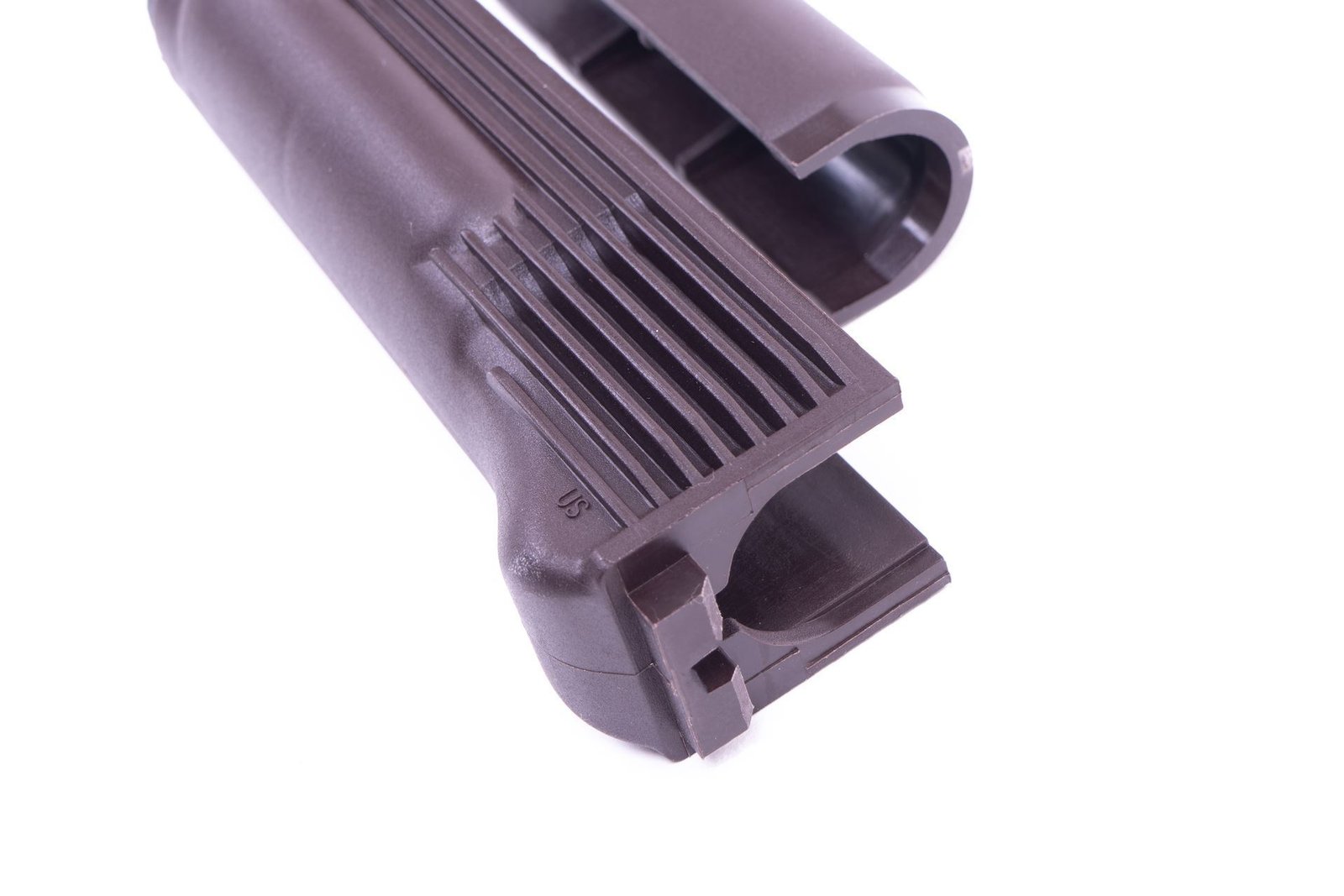 Arsenal Plum Polymer Handguard Set with Stainless Steel Heat Shield for Milled Receiver