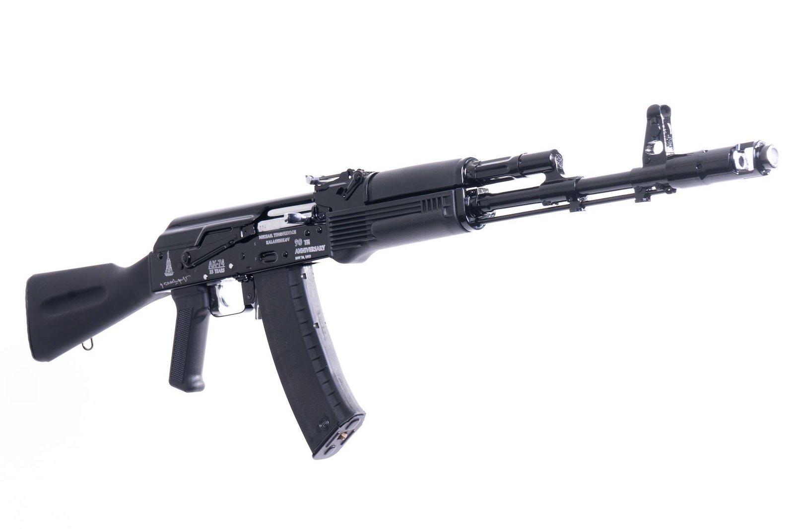 IZHMASH Jubilee Series Silver Edition 5.45x39mm Semi-Automatic 30 Round AK74 Rifle