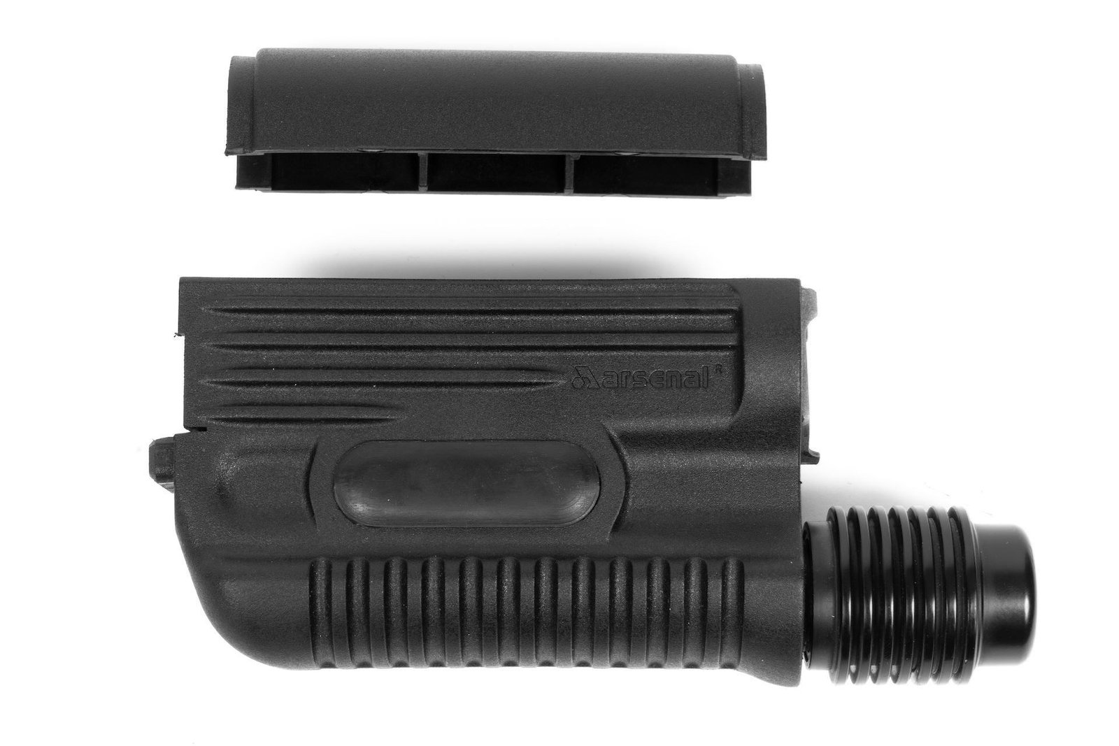 Arsenal Original Bulgarian Mil-Spec Black Polymer Handguard Set with Integrated Flashlight