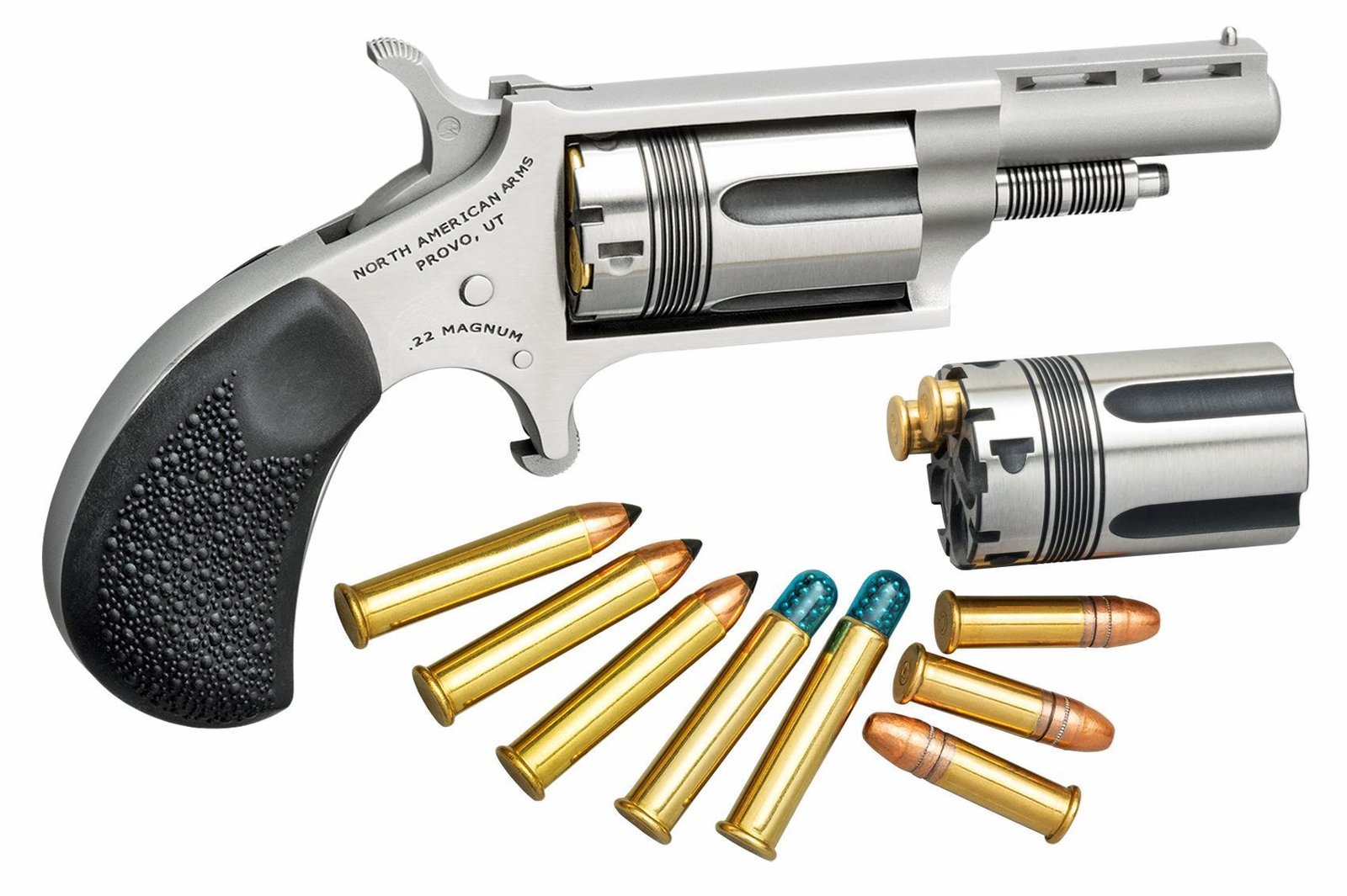 NAA- Wasp 22 LR/M Conversion with Vented Rib & Skeleton 1 5/8″ Barrel 5rd