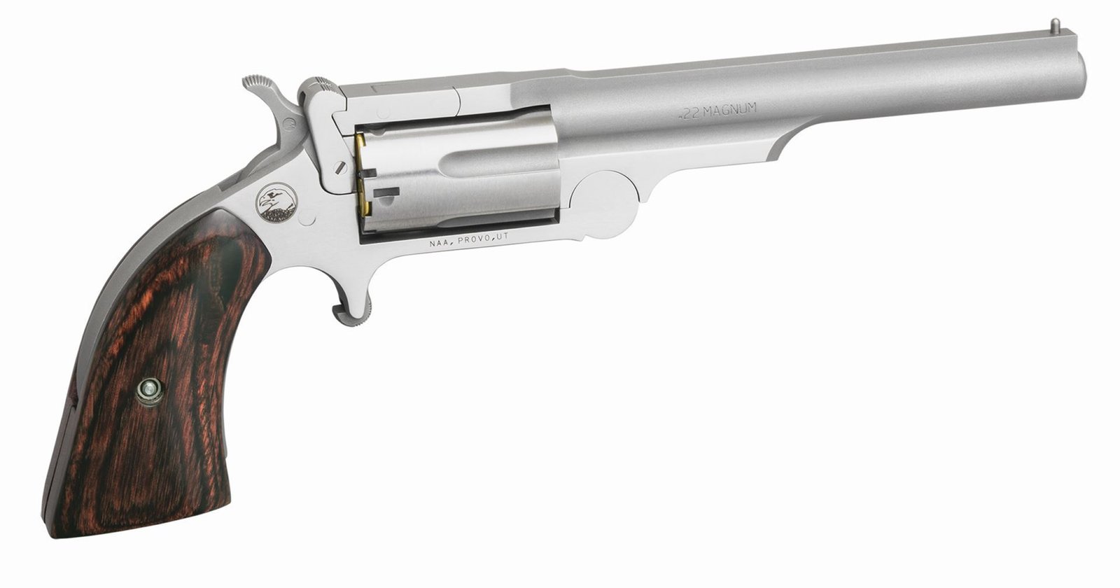 NAA- Ranger II 22 Magnum Break-Top Full Rib -4″ Barrel 5rd CA