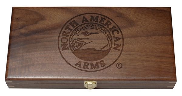 North American Arms 3-Gun Standard Collector’s Set Walnut Display Case