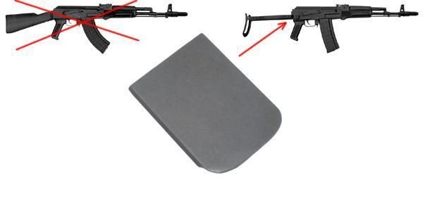 Arsenal Original Rear Plate for Unfolding Milled Receivers