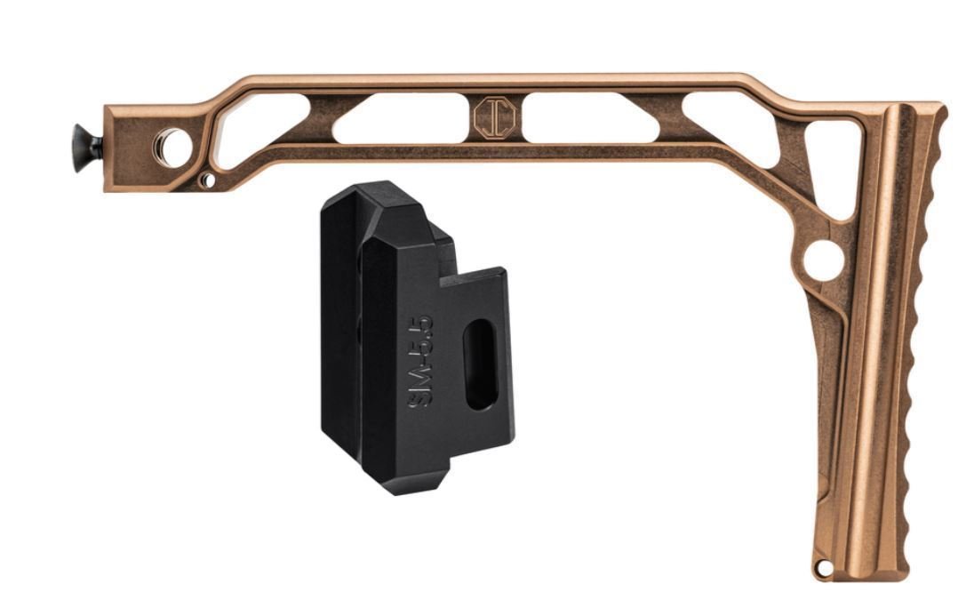 JMac Customs SS-8R Stock for 5.5mm Folding AKs Tan