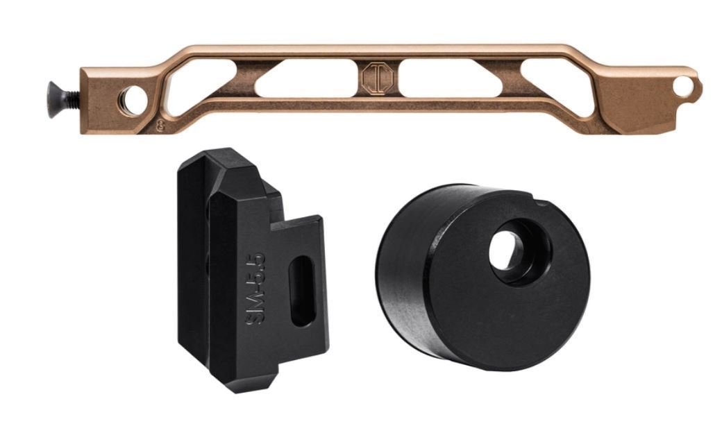 JMac Customs Tan AB-8R with Brace Adapter for 4.5mm AKs