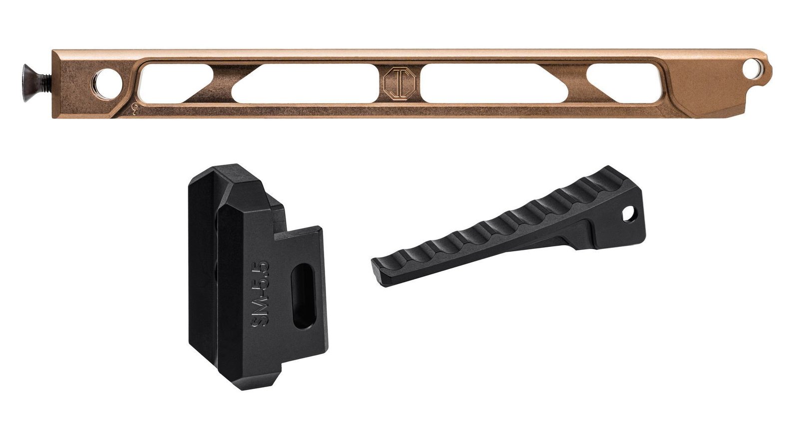 JMac Customs Tan AB-9 with Folding Buttplate for 5.5mm Folding AKs