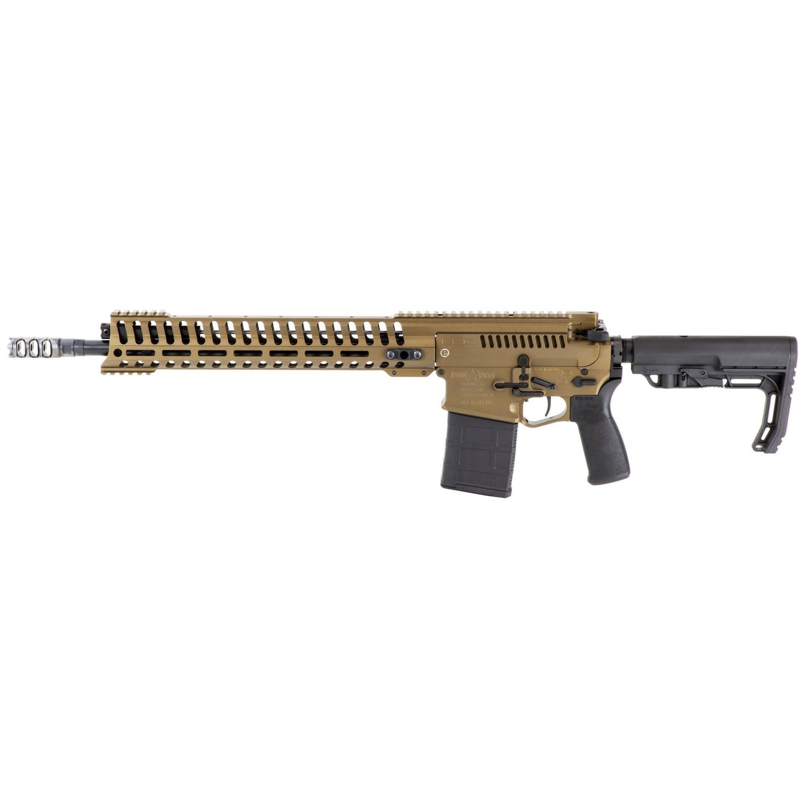 POF Revolution Piston .308 Rifle 16.5″ Barrel 20rd 14.5″ M-LOK EDGE Rail Burnt Bronze
