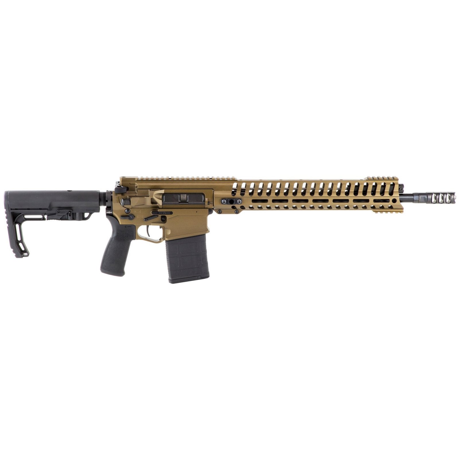 POF Revolution Piston .308 Rifle 16.5″ Barrel 20rd 14.5″ M-LOK EDGE Rail Burnt Bronze