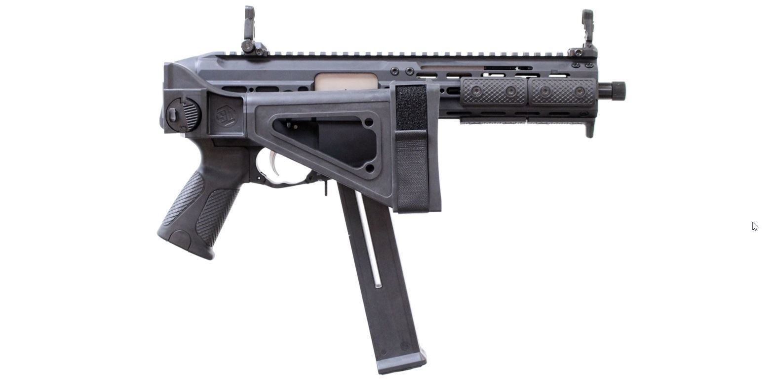 LWRC International SMG 45 Pistol SB Brace 25rd 45 ACP