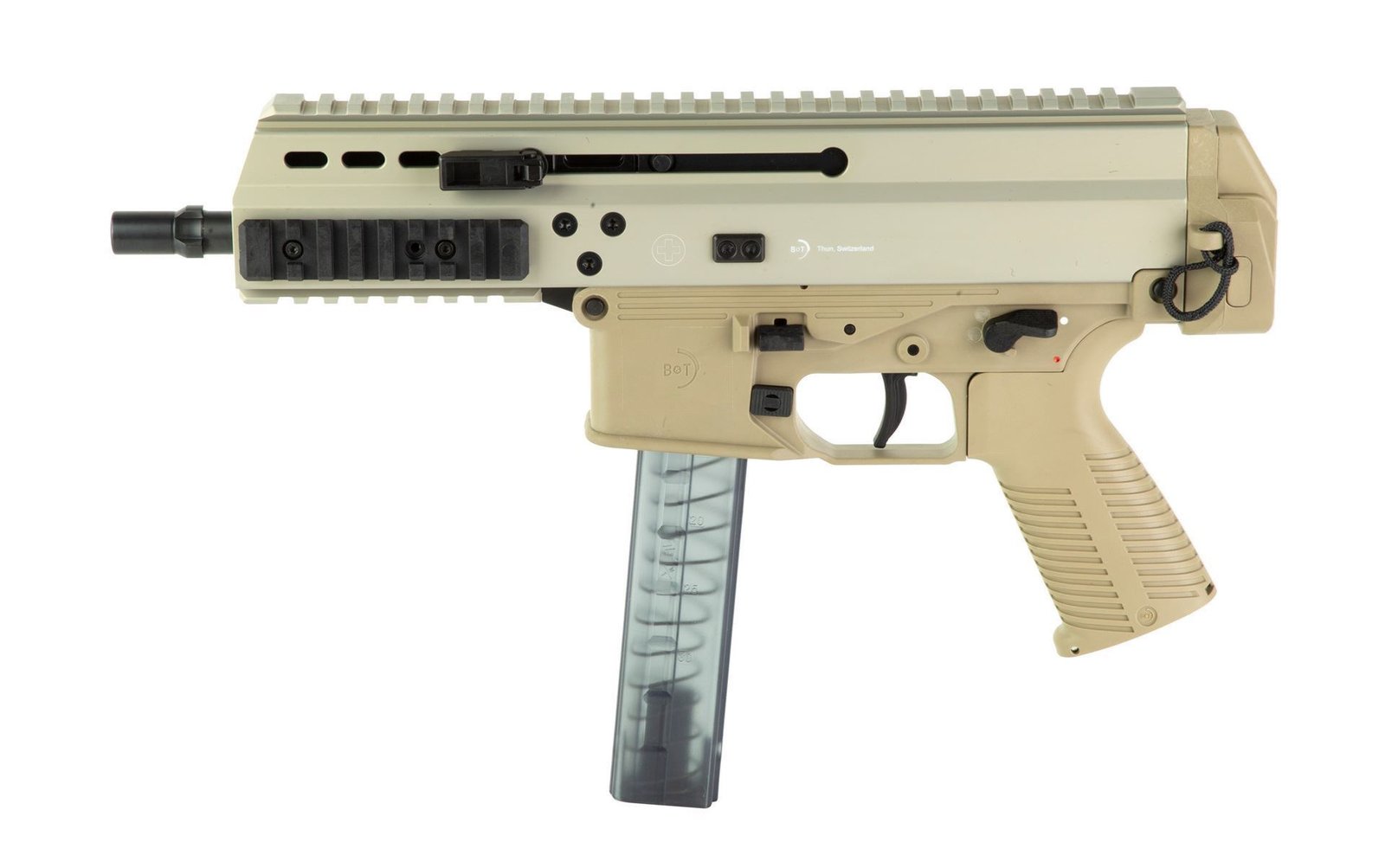 B&T APC9 PRO Semi-Auto 9mm Pistol 7″ Barrel 30rds Coyote Tan