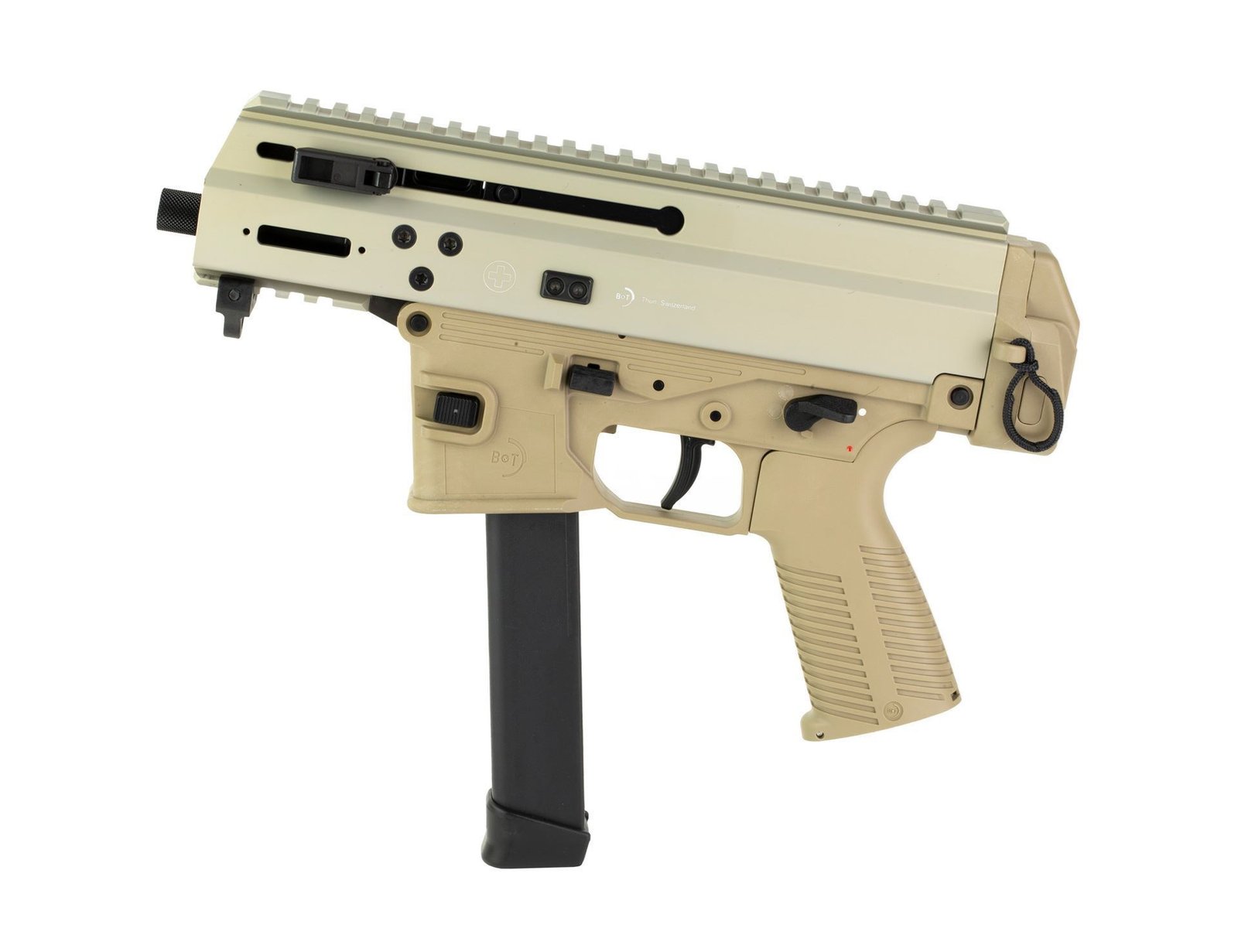B&T APC9K PRO 9mm Semi-Auto Pistol 4.5″ Barrel 33rd Glock Mags Coyote Tan