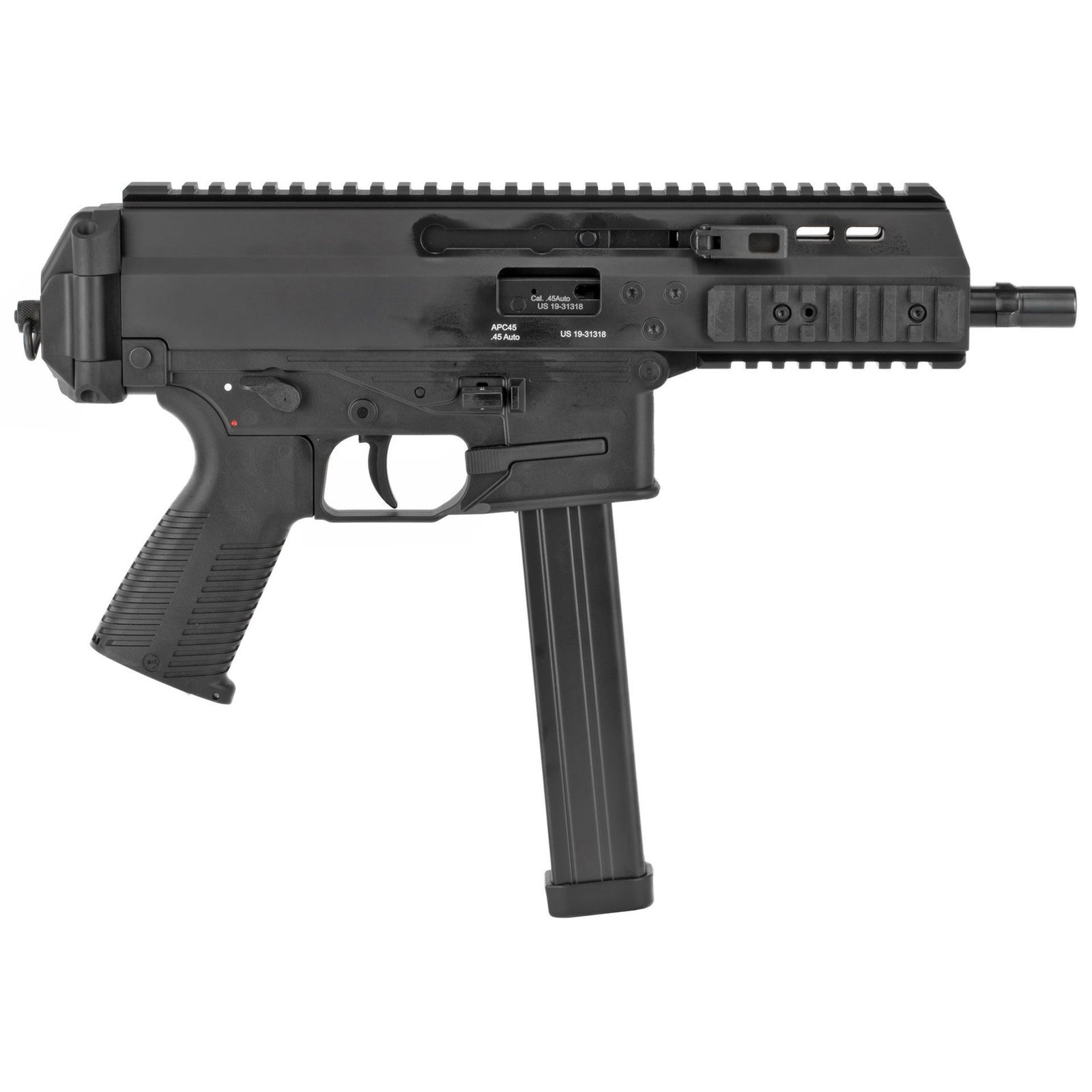 B&T APC45 PRO Semi-Auto 45 ACP Pistol 25rds Black