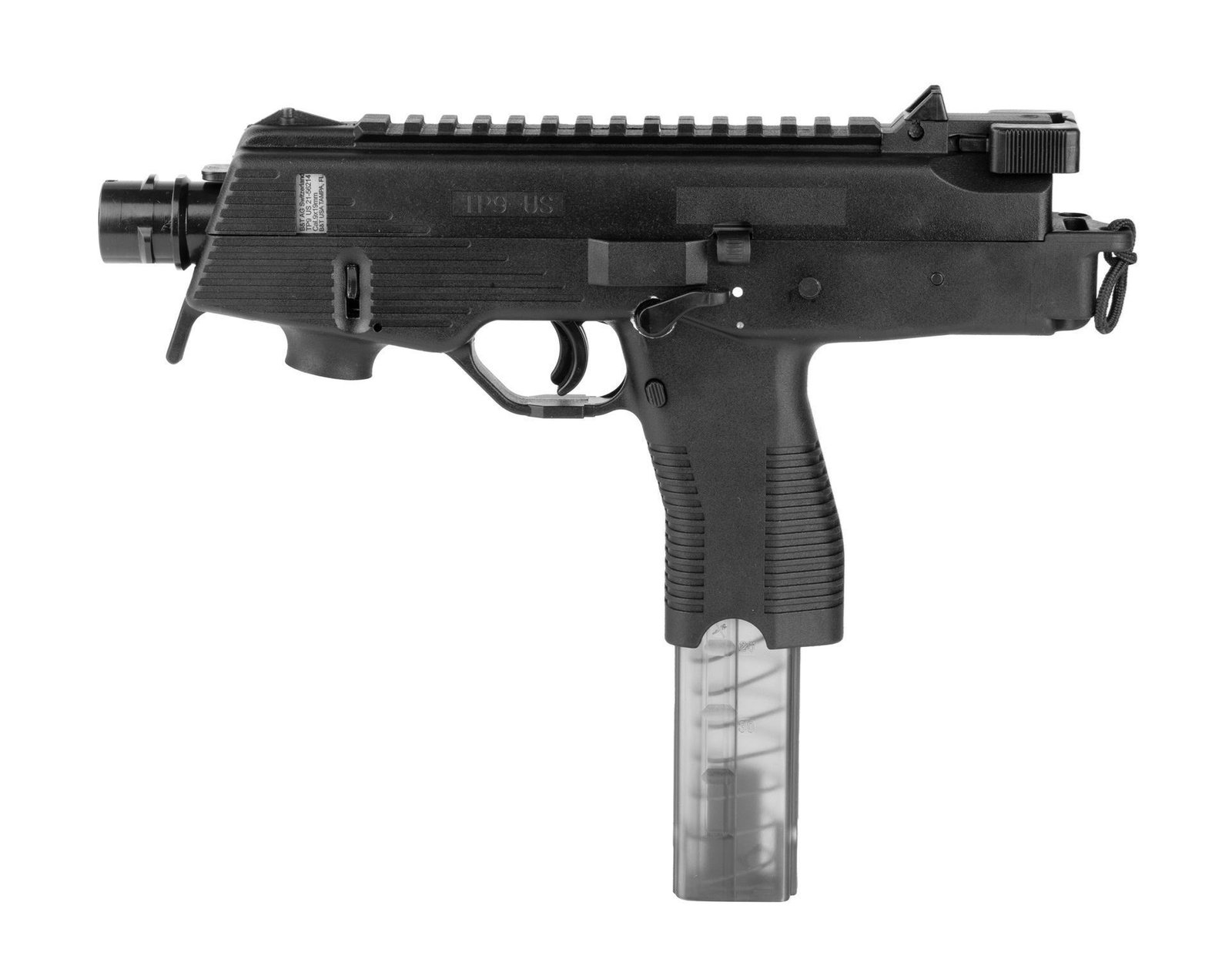 B&T TP9 Semi-Auto Pistol 9mm 30rd Mag 5″ Barrel