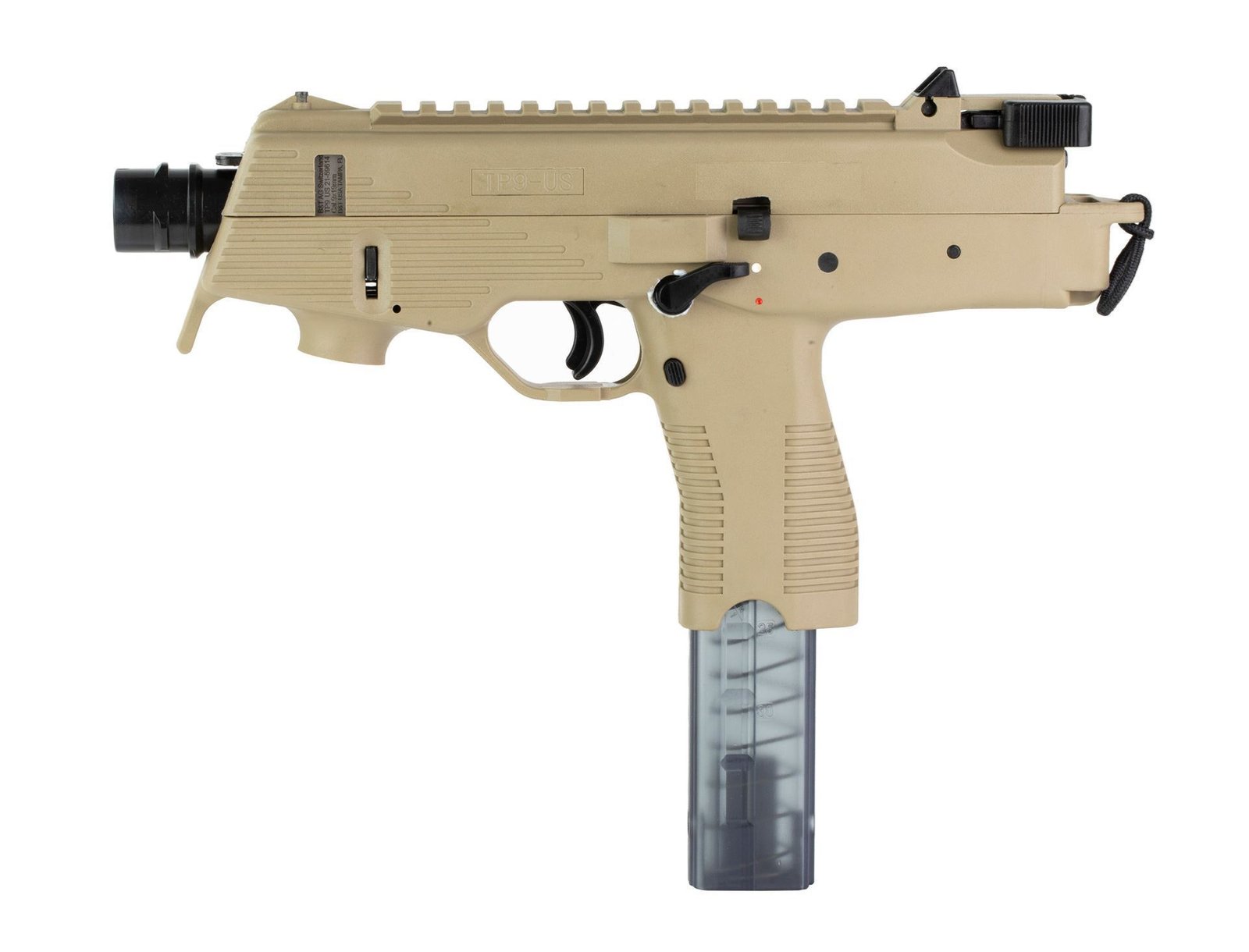 B&T TP9 9mm Semi-Auto Pistol 30rd Coyote Tan