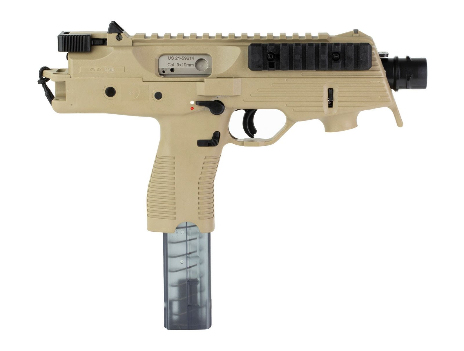 B&T TP9 9mm Semi-Auto Pistol 30rd Coyote Tan