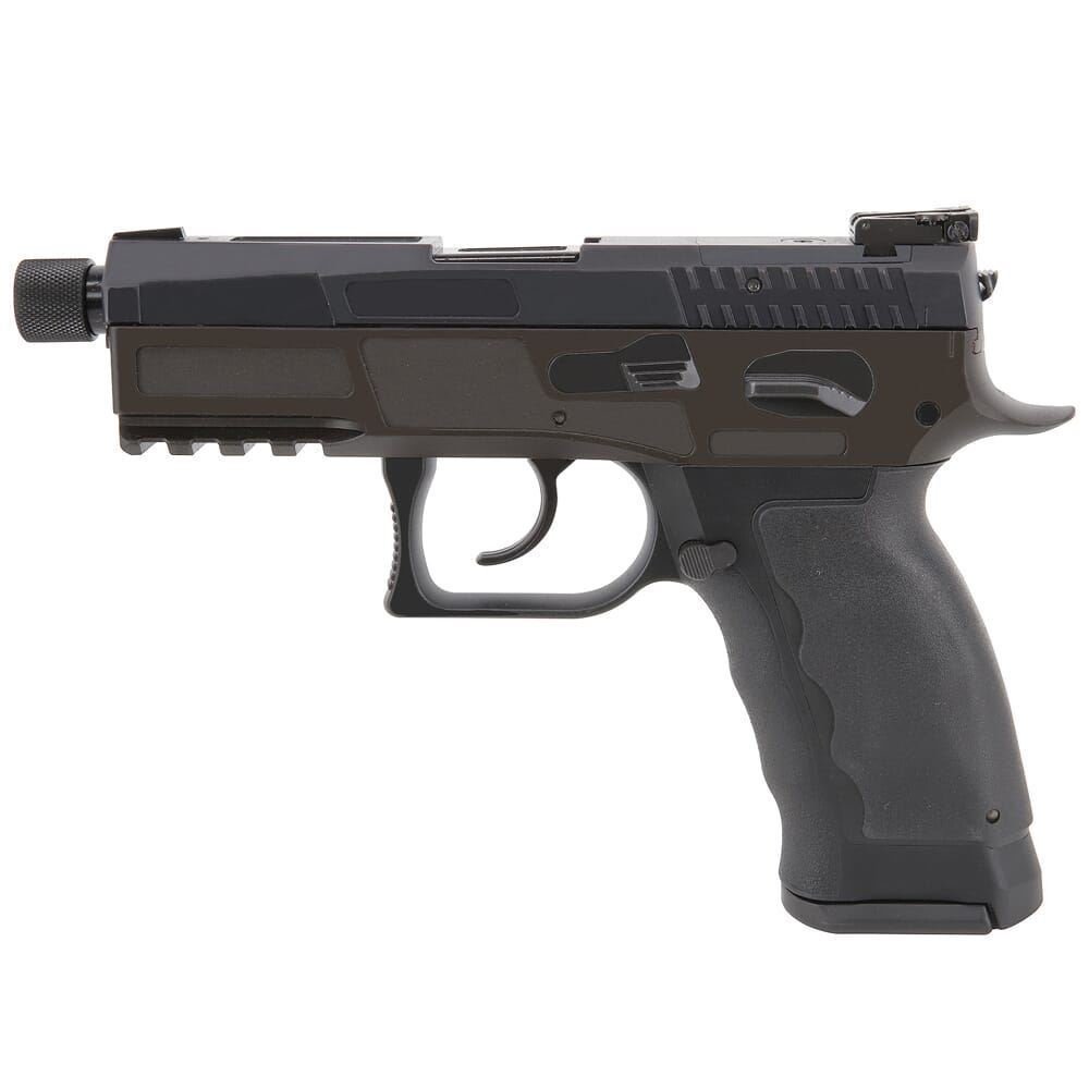 B&T MK-II 9mm 4.3″ Threaded Barrel Semi-Auto Black Pistol 17rd