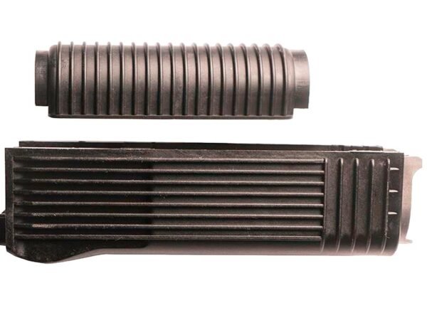 FIME Group Ribbed Black Polymer Handguard Set for RPK Vepr Rifles and Shotguns