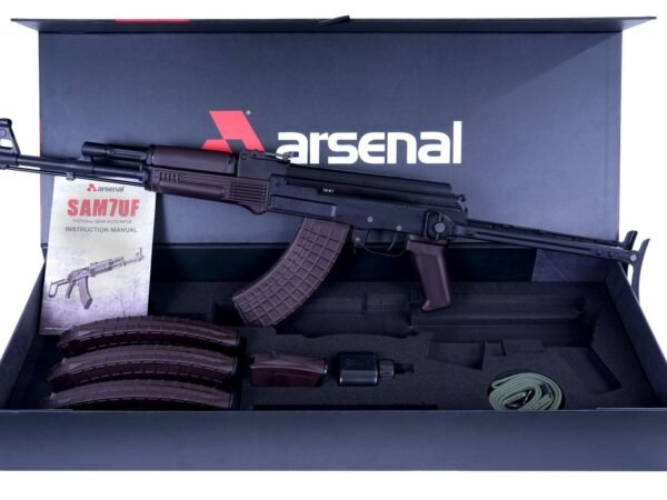 Arsenal SAM7UF-85PM 7.62x39mm Semi-Auto Plum Under Folder Rifle Plum 10rd Mag