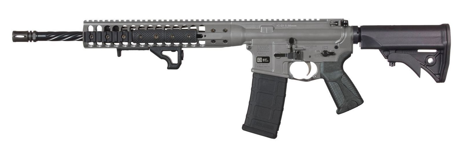 LWRC International IC Direct Impingement 5.56 NATO Rifle Tungsten Grey 30rd