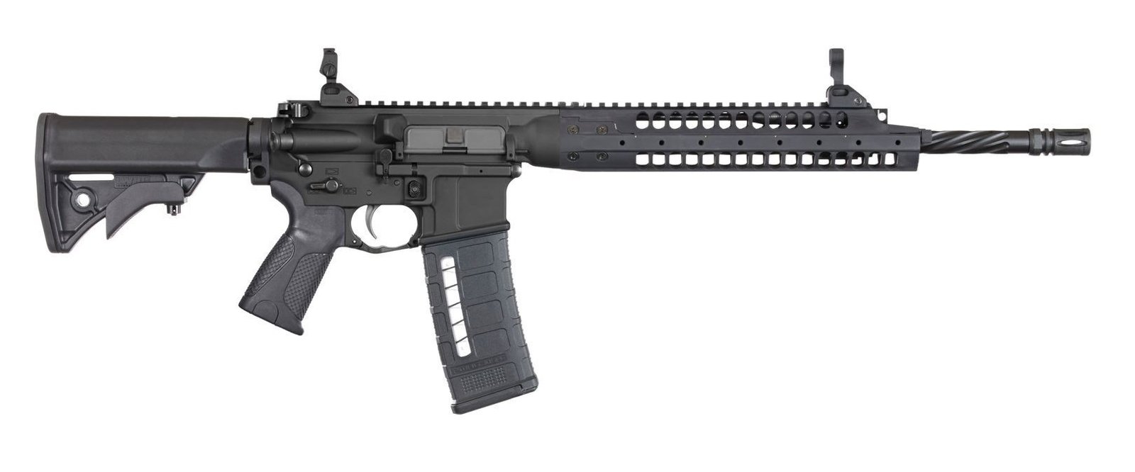 LWRC International SIX8 A5 6.8mm 16.1″ Barrel 30rd 5/8 x 24 TPI 1/10″ RH Black