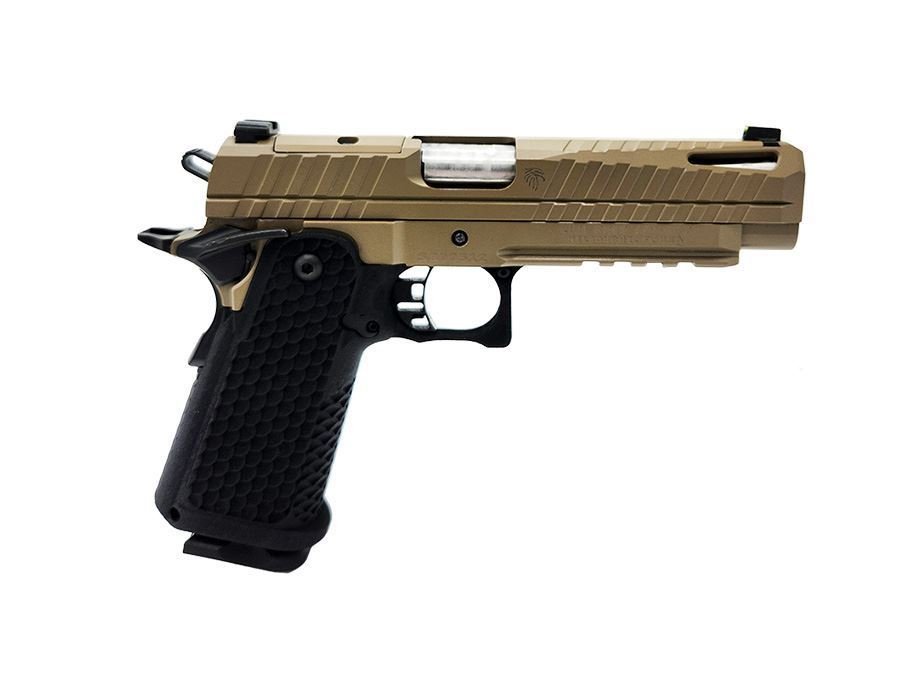 Live Free Armory Apollo 11 Full Size 9mm 17rd Steel Frame Semi-Auto Pistol FDE