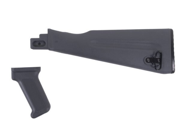 Arsenal AK47 / AK74 NATO Length Gray Buttstock Set for Stamped Receivers