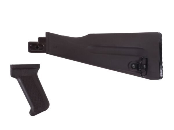 Arsenal AK47 / AK74 Warsaw Length Plum Buttstock and Pistol Grip Set for Stamped Receivers