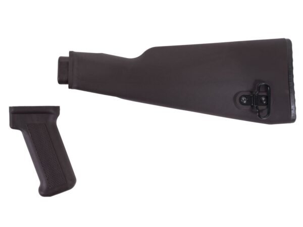 Arsenal Intermediate Length Plum Buttstock and Pistol Grip Set for Milled Receivers