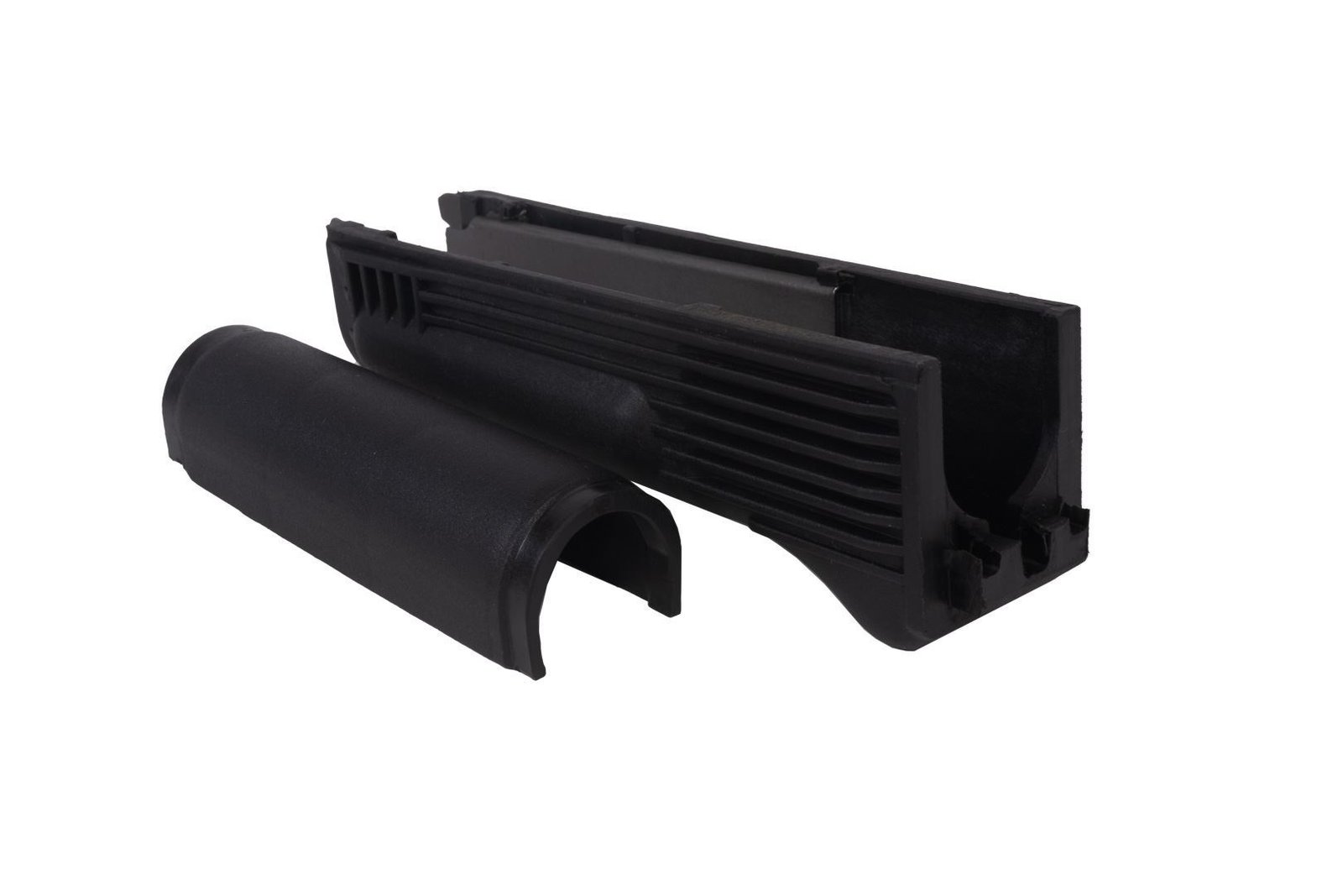 Arsenal Black Polymer Handguard Set with Stainless Steel Heat Shield for Milled Receivers