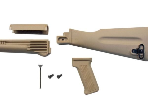 Arsenal 4 Piece NATO Length Desert Sand Stock Set With Hardware