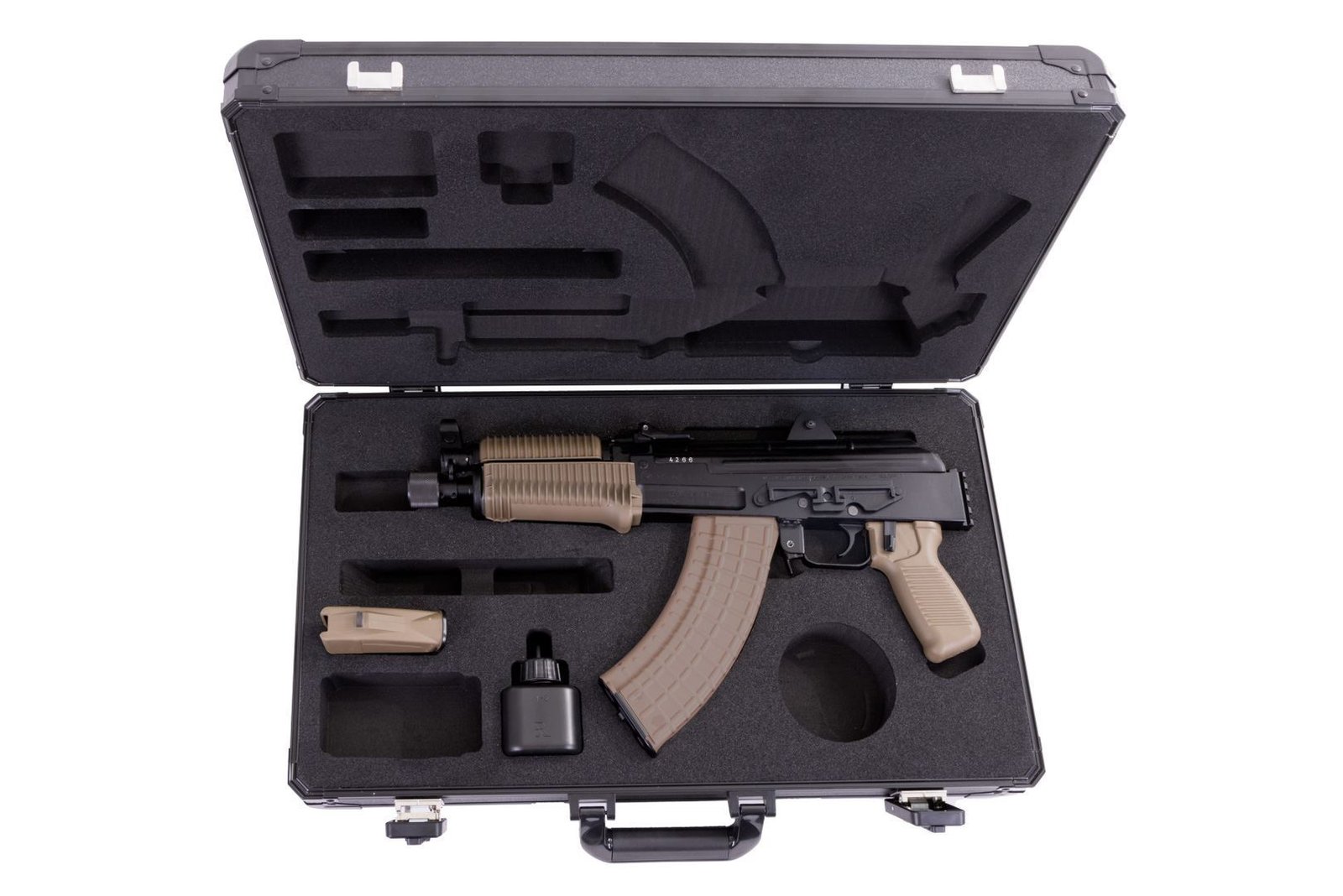 Arsenal SAM7K AK Pistol 7.62x39mm FDE US Furniture 30rd Mag Hard Case