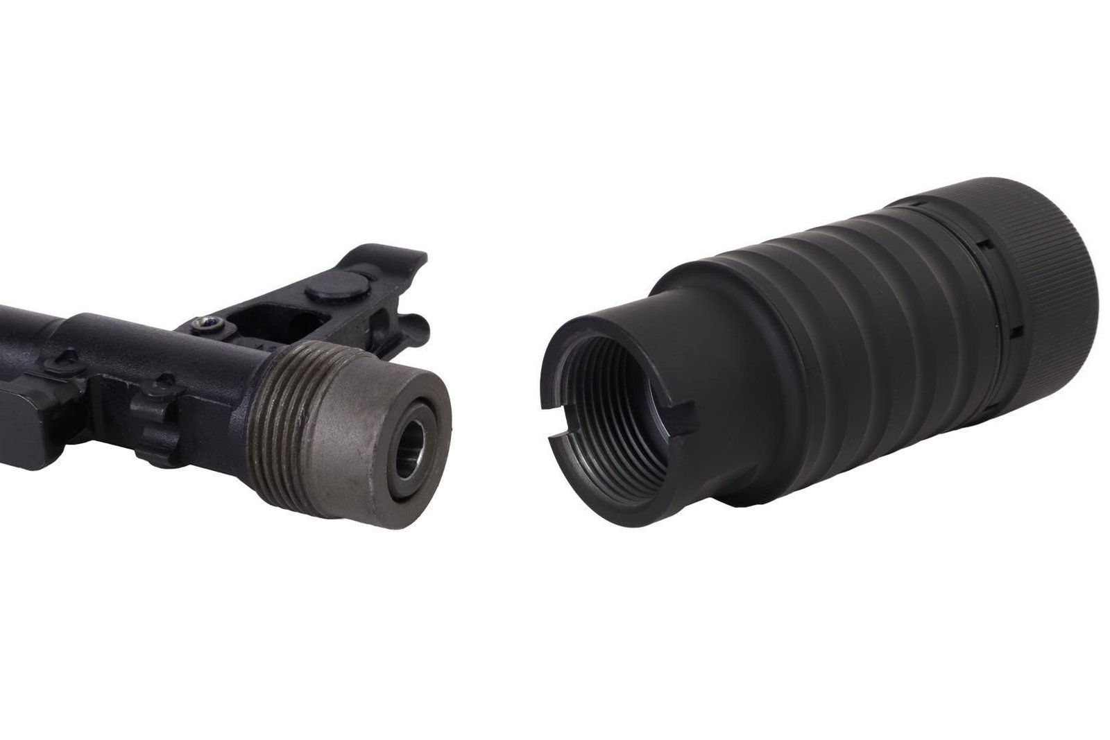 Arsenal Black Cerakote 4 Piece Flash Hider Original Bulgarian 24×1.5 RH Threads