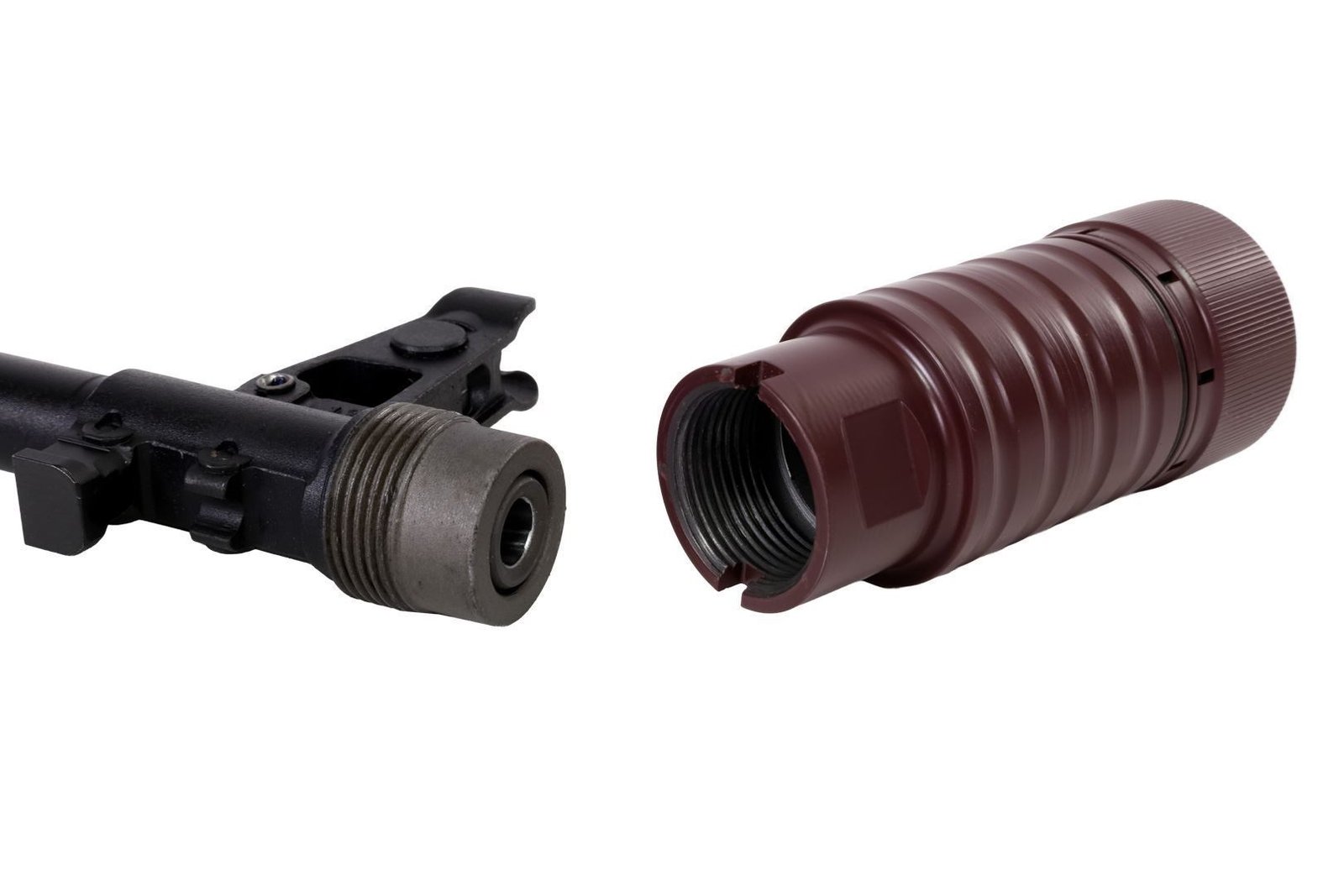 Arsenal Plum Cerakote 4 Piece Flash Hider Original Bulgarian 24×1.5 RH Threads