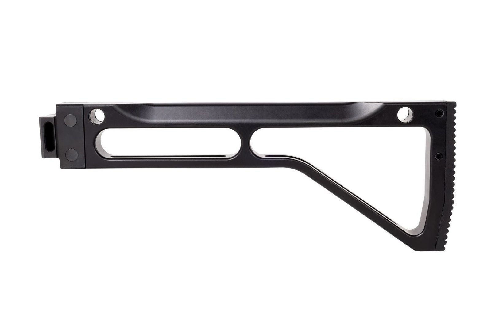 Arsenal Side Folding Black Stock Assembly Machined Hard Anodized Aluminum