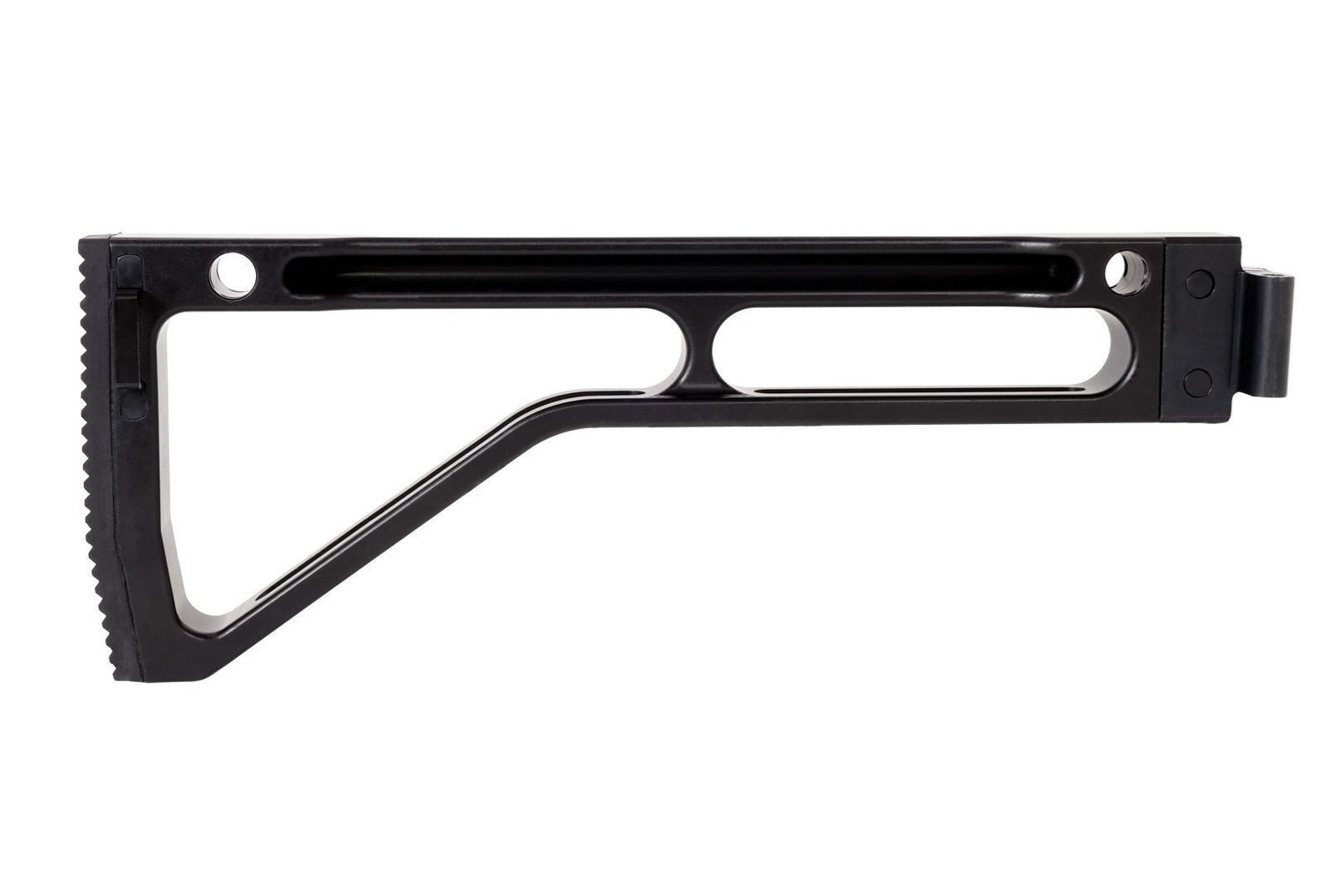 Arsenal Side Folding Black Stock Assembly Machined Hard Anodized Aluminum
