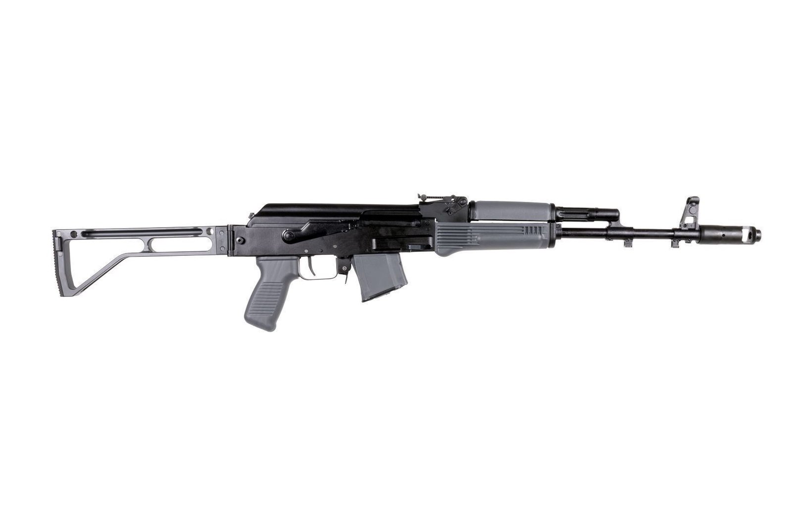 Arsenal SAM7SF 7.62x39mm Semi-Auto AK-47 Gray Rifle with Aluminum Side Folding Stock with Cheek Rest & QD Points