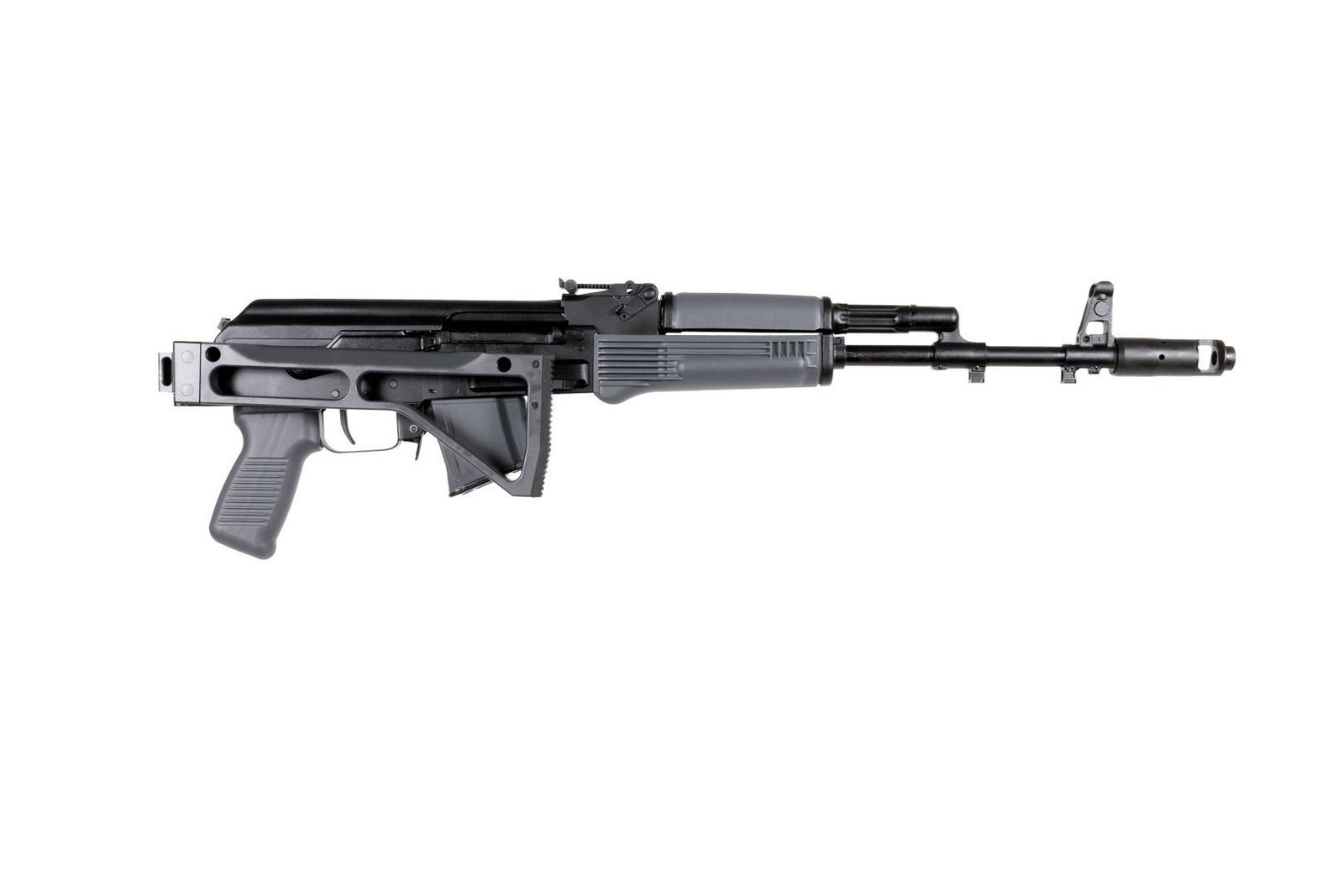 Arsenal SAM7SF 7.62x39mm Semi-Auto AK-47 Gray Rifle with Aluminum Side Folding Stock with Cheek Rest & QD Points